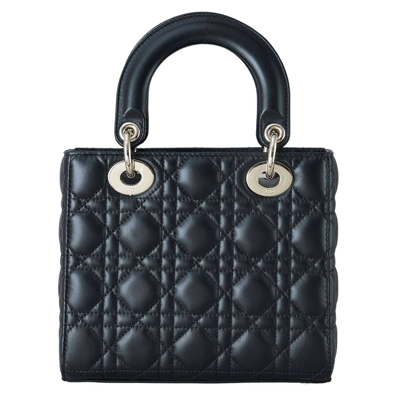 CHRISTIAN DIOR(USED)크리스찬디올 램스킨 레이디디올 스몰 MY ABC